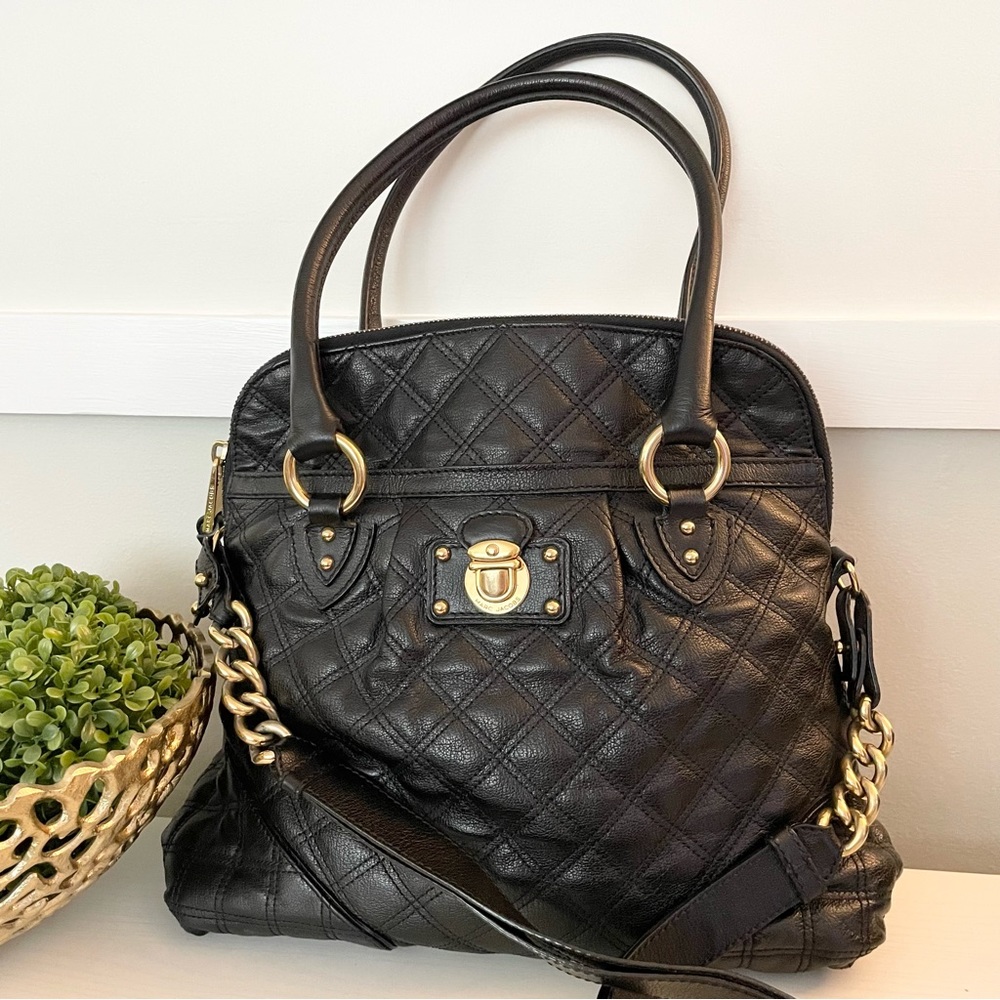 Marc Jacobs Carmine Black Quilted Bag